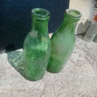 Стари стъклени шишета от боза 1 литър , снимка 4 - Колекции - 33198150