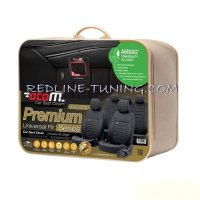Тапицерия за седалки Premium PRM104 Черно/Сиво, снимка 4 - Аксесоари и консумативи - 43834161