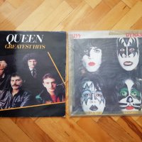 Грамофонни плочи на Queen и на Kiss, снимка 1 - Грамофонни плочи - 33405153