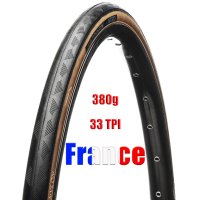 Велосипедна гума Nitro 2 (700x28C) (28x622) черна/бежов борд, снимка 1 - Части за велосипеди - 40975411
