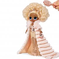Кукла L.O.L. OMG - Holiday 2021 Колекционерска модна кукла NYE Queen със златни модни дрехи 576518, снимка 5 - Кукли - 34923993