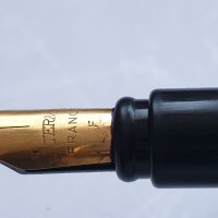 Стара писалка Waterman с позлатен писец, снимка 3 - Колекции - 43603119