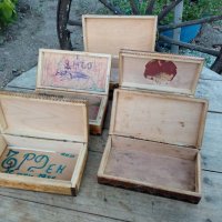Стари дървени кутии, снимка 3 - Антикварни и старинни предмети - 37545011