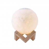 3D Лампа арома дифузер - Луна, снимка 5 - Настолни лампи - 35627341
