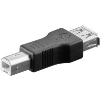 Преходник USB A-F -USB B-M, снимка 1 - Друга електроника - 40386619