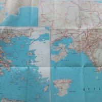 План карта - ATTICA,PIRAEUS,GREECE, снимка 3 - Енциклопедии, справочници - 43030463