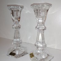 двойка кристални свещници , снимка 7 - Декорация за дома - 43141580