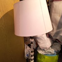Голям стар мраморен лампион - нощна лампа - 150см / 1980 г , снимка 5 - Антикварни и старинни предмети - 43686835