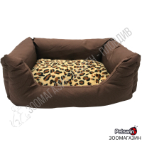 Легло за Куче/Коте - S, M, L размер - Кафява/Шарена разцветка, снимка 3 - За кучета - 31057730