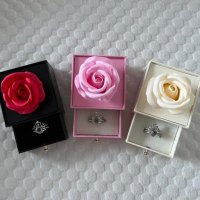 кутия от роза и пръстен , снимка 2 - Романтични подаръци - 43701649