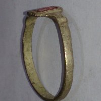 Стар пръстен уникат над стогодишен сачан - 67401, снимка 3 - Други ценни предмети - 28984674