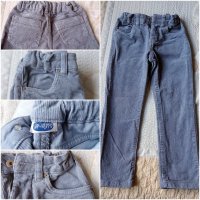 Детски кадифен панталон ( джинси) сив Hip & Hopps, снимка 1 - Детски панталони и дънки - 32437890