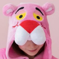 !ПОСЛЕДНИ БРОЙКИ L и XL! Пухкава пижама, Костюми тип onesie и kigurumi, ПИНКО РОЗОВАТА ПАНТЕРА , снимка 5 - Пижами - 38312213