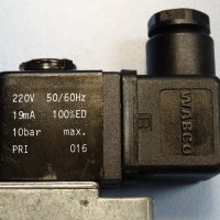 разпределител пневматичен WABCO 0021889 220V, 50/60Hz, 1/2, снимка 9 - Резервни части за машини - 38283241