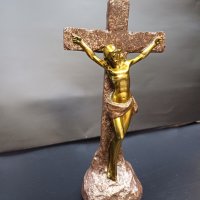 Статуетка Христос на кръста - полирезин от висок клас, снимка 2 - Статуетки - 43212895