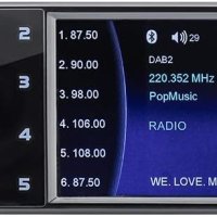 Радио за кола Calibre с Bluetooth, Вход за камера за заден ход, снимка 1 - Радиокасетофони, транзистори - 43088600