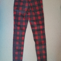 Дамски кариран панталон, S-размер , снимка 3 - Панталони - 44891831
