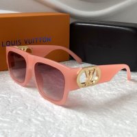 Louis Vuitton 2023 висок клас слънчеви очила унисекс розово, снимка 8 - Слънчеви и диоптрични очила - 38999667