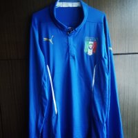 Italy World Cup 2014 Puma оригинална рядка тениска фланелка Италия дълъг ръкав , снимка 1 - Тениски - 37839359