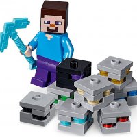 Употребявано Lego Minecraft - Каменни приключения (21147), снимка 3 - Конструктори - 39709054