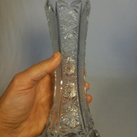 кристална ваза фасетирана , снимка 5 - Вази - 44933748