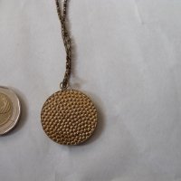 позлатен медальон -Улпия Сердика, снимка 3 - Колиета, медальони, синджири - 35477865