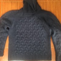 Мъжки пуловер тъмно син XL, снимка 1 - Пуловери - 26727379