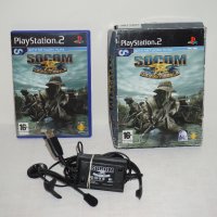 Игра SOCOM: US Navy SEALs за PS2 С Оригинална Кутия и Оригинален микрофон със слушалка, снимка 1 - Игри за PlayStation - 43824933