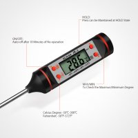 Кухненски BBQ дигитален термометър със сонда за храни и течности, снимка 2 - Други - 37714680