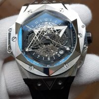 Мъжки луксозен часовник Hublot Sang Bleu II, снимка 5 - Мъжки - 33178401