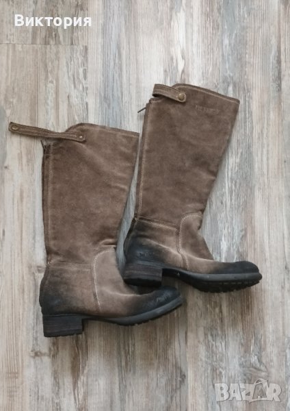 Дамски Ботуши от естествен велур, номер 38, снимка 1