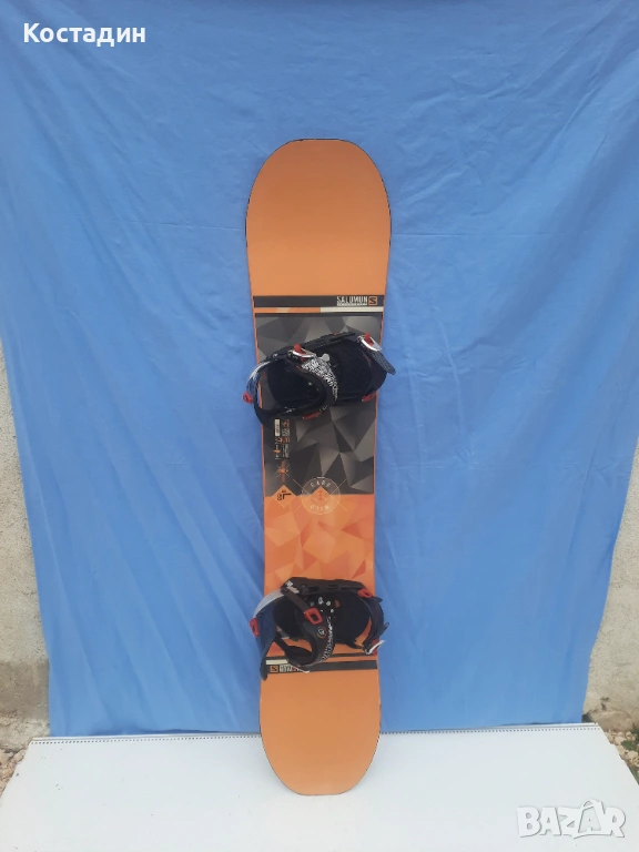 сноуборд  Salomon Wild Card +автомати 155см. , снимка 1