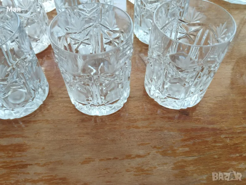 Кристални чаши за вино, шампанско, уиски, ракия, красиви и елегантни , снимка 1