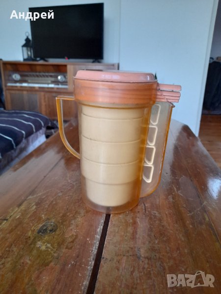 Стар Туристически комплект кана с чаши, снимка 1