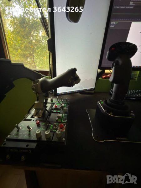 Winwing Orion Throttle Base II + TGRIP-F16 и Winwing Orion Joystick Base 2 + F18 GRIP, снимка 1
