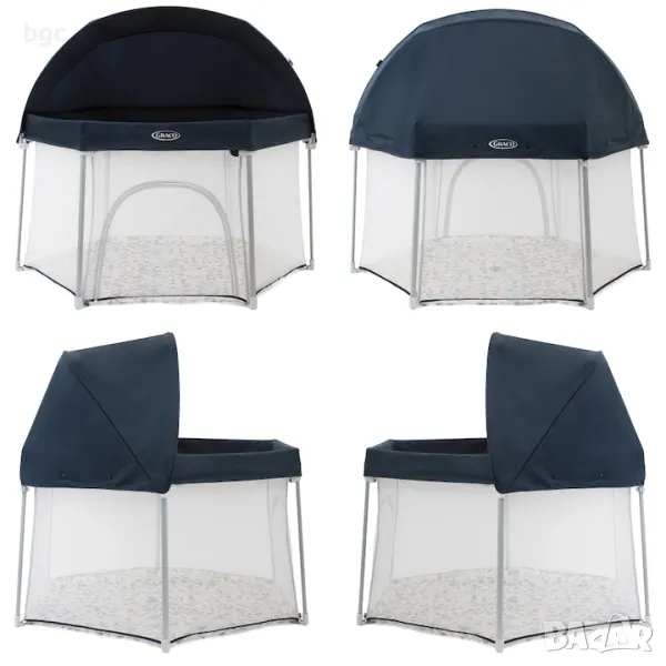 НОВА Бебешка Детска Кошара Graco EverGo Rubix Кошарка Грако  - 24 месеца гаранция, снимка 1