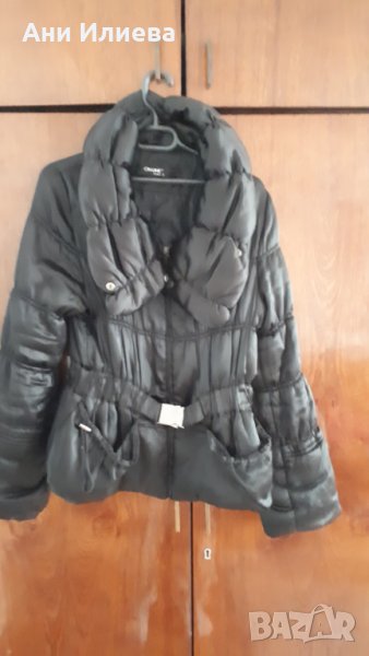Късо черно марково яке, снимка 1
