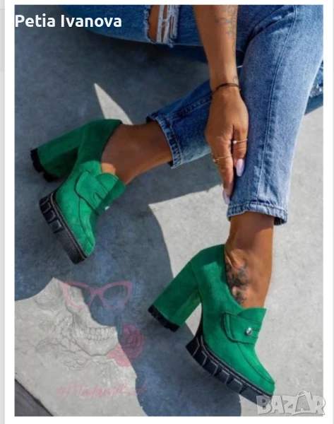 Мокасини на ток, снимка 1