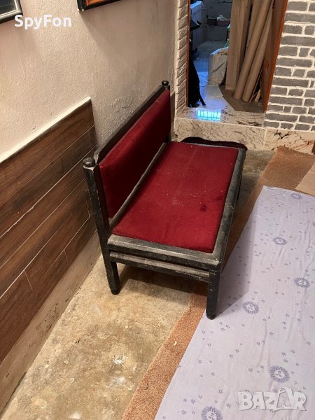 Тапицирана холна пейка, снимка 1