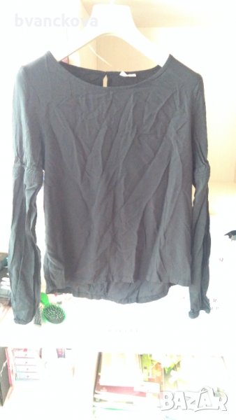 Тънка черна блуза Oyanda, снимка 1