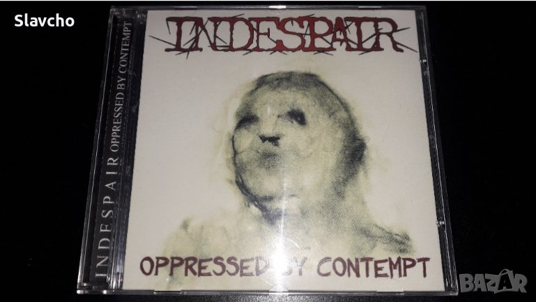 Компакт диск на дет метал групата -Indespair – Oppressed By Contempt (2004, CD), снимка 1
