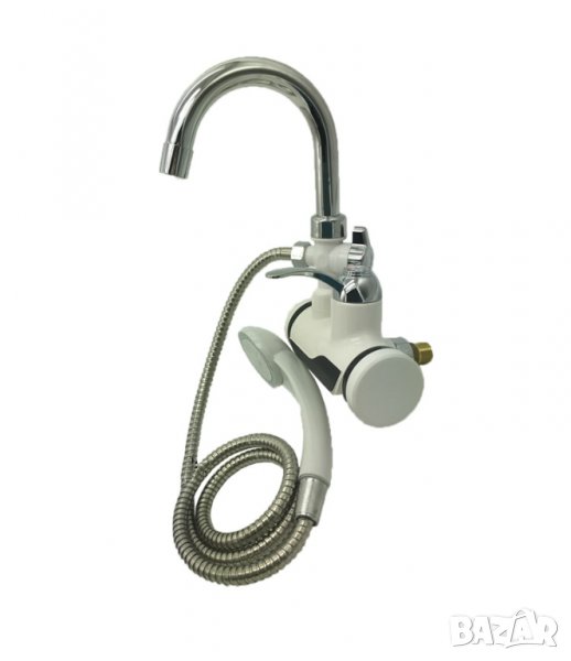 Смесителна батерия-проточен бойлер с дисплей и душ за стенен монтаж, снимка 1