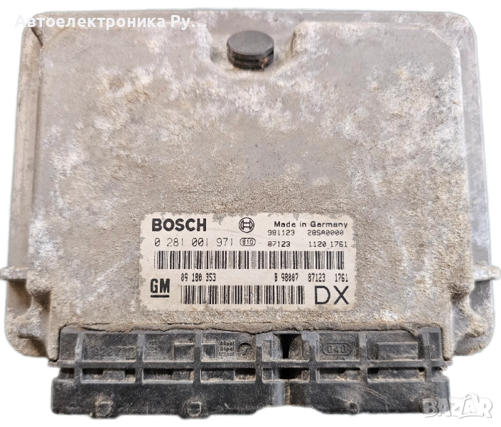 OPEL ASTRA VECTRA ZAFIRA 2.0 DTL BOSCH 0 281 001 971, 0281001971, GM 09 180 353 DX, 09180353DX, снимка 1