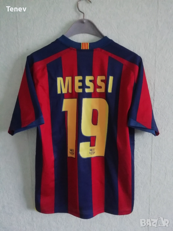 Barcelona #19 Lionel Messi 2005 2006 Home Nike оригинална тениска фланелка екип Меси Барселона, снимка 1