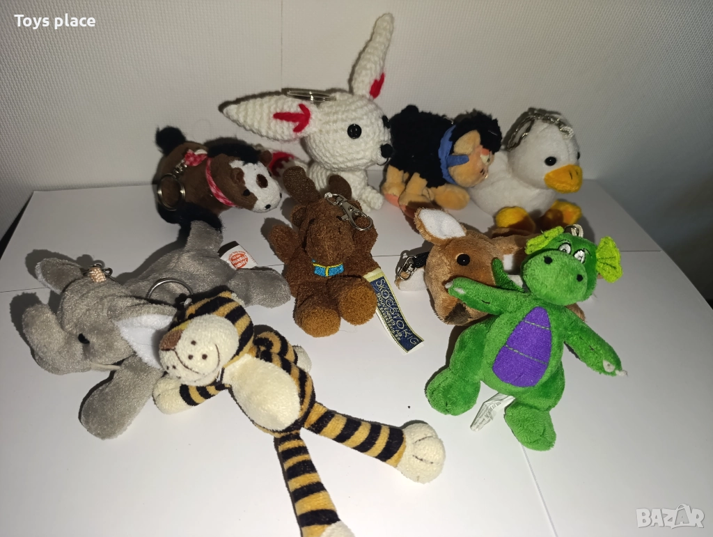 Лот дребни плюшени играчки ключодържател , снимка 1