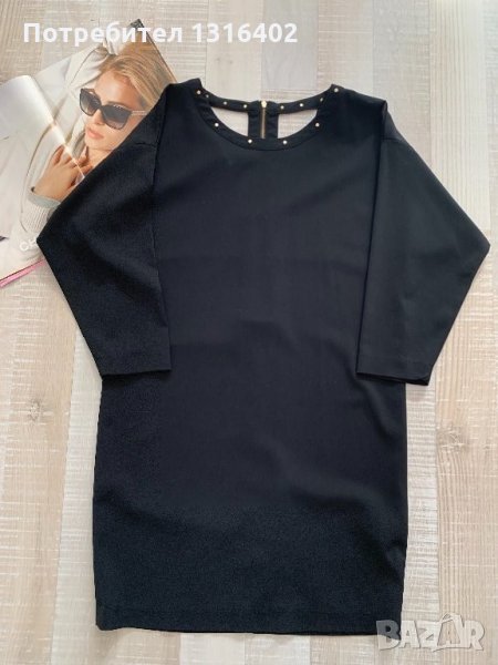 Интересен модел рокля "HM",р-р 38, снимка 1