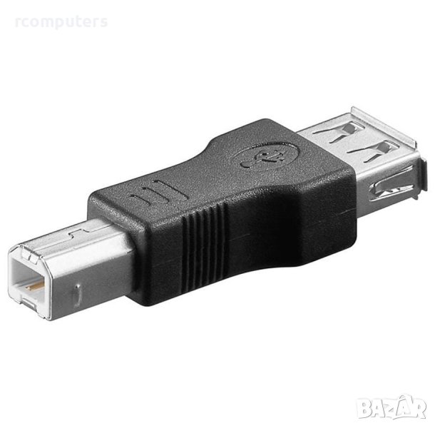 Преходник USB A-F -USB B-M, снимка 1