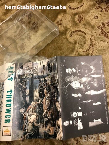 Рядка касетка!BOLT THROWER - The Fourth Crusade с разгъваща се обложка - King's Records, снимка 1