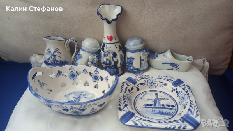 Порцеланов син лот, Холандия, снимка 1