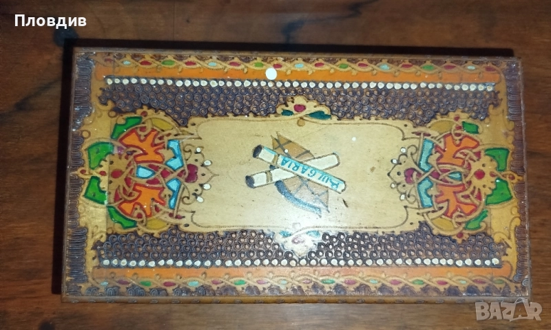 Стара дървена кутия , снимка 1